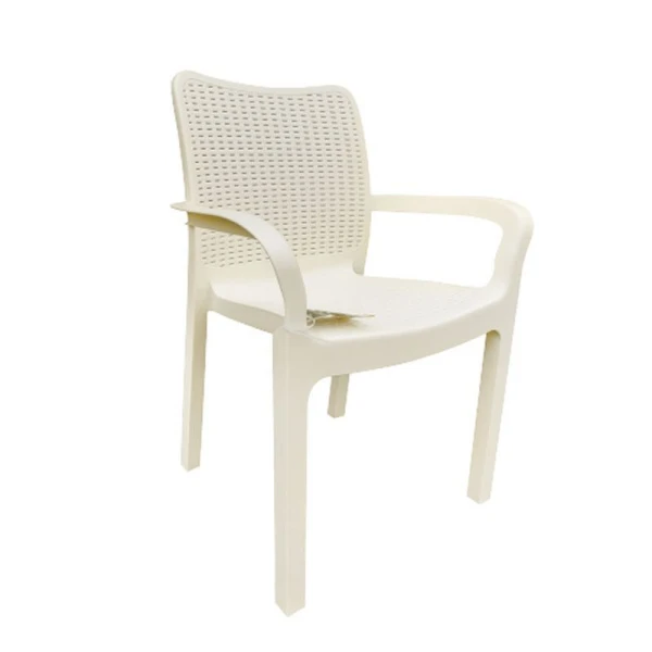 Стул 50,6*58*83,3см пластик Rattan сливочный max нагр. до 120кг (4) Стул 50,6*58*83,3см пластик Rattan сливочный max нагр. до 120кг (4)