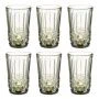 Стаканы для воды набор 6шт 300мл стекло УЗОР зеленый AYM00345 (8)