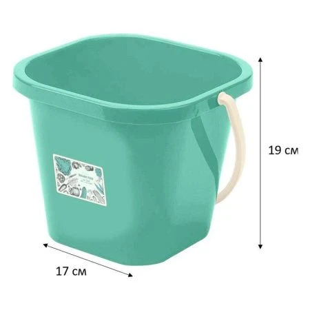 Ведро 2,4л пластик Organic Ботаника пищевое (16)