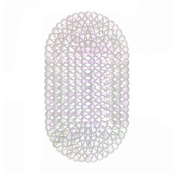 Коврик противоскользящий 38*67 ПВХ КАПЛЯ хамелеон (10)