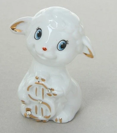 яяяФигурка Денежный барашек 5,5х4х8см 186343