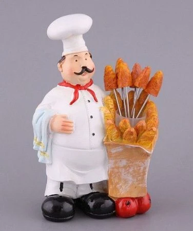 Набор для канапе ПОВАР с 6вилочками l=8см подставка h=17см (12/24