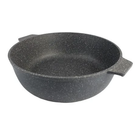 Жаровня 5л алюминий АП Granit Perfection natural без крышки (5)