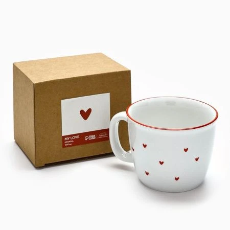 Кружка керамика 400мл Любовь в деталях (36)
