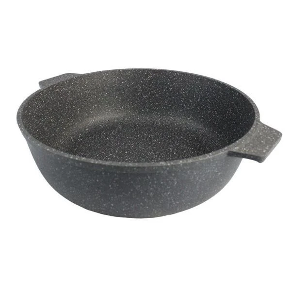 Жаровня 5л алюминий АП Granit Perfection natural без крышки (5)