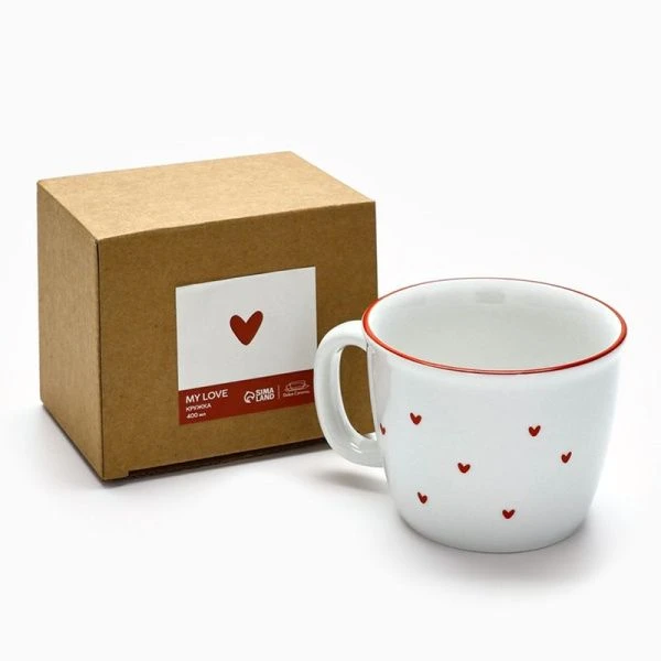 Кружка керамика 400мл Любовь в деталях (36)