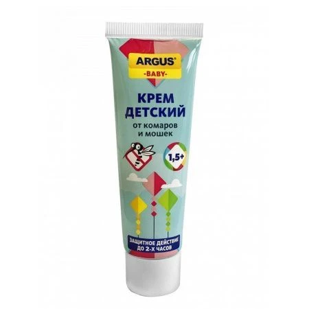 Крем детский от комаров  42мл туба с 1,5 лет ARGUS (50)