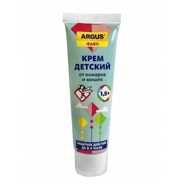 Крем детский от комаров  42мл туба с 1,5 лет ARGUS (50)