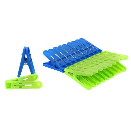 Прищепки бельевые пластик 20шт 6см ХОЗЯЮШКА Мила малые (35)