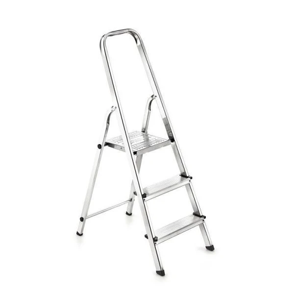 Стремянка 3 ступени 1330*425*116мм алюминий до 150кг УФУК Dogrular (1)