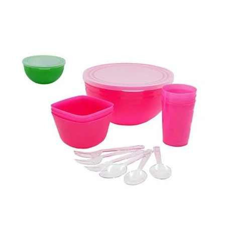 Набор для пикника пластик на 3 персоны 13пр (10)