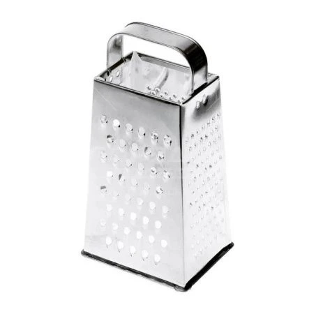 Терка 4 гранная 11*8,5*22см белая жесть в сервисной упаковке К01.000.02 (60)