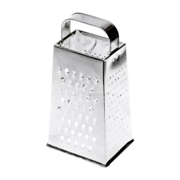 Терка 4 гранная 11*8,5*22см белая жесть в сервисной упаковке К01.000.02 (60)