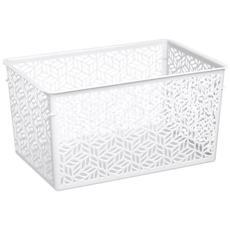 Корзина для хранения 6,7л 290*190*150мм пластик Linden белая (12) 221313429/01