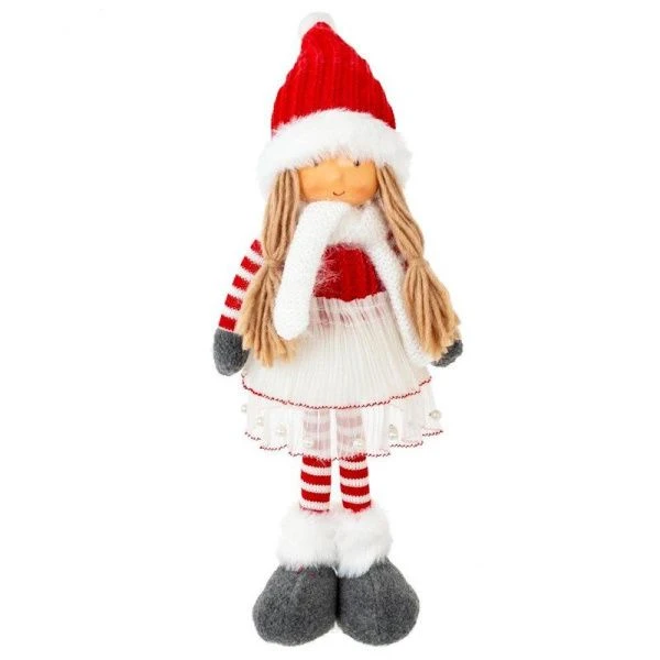 Игрушка мягкая Девочка L12,5 W8 H45/30 см, 4в.