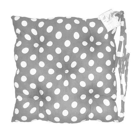 ГОРОХ Сидушка на стул (табурет) рогожка 40*40 с завязками Sonnet арт 27