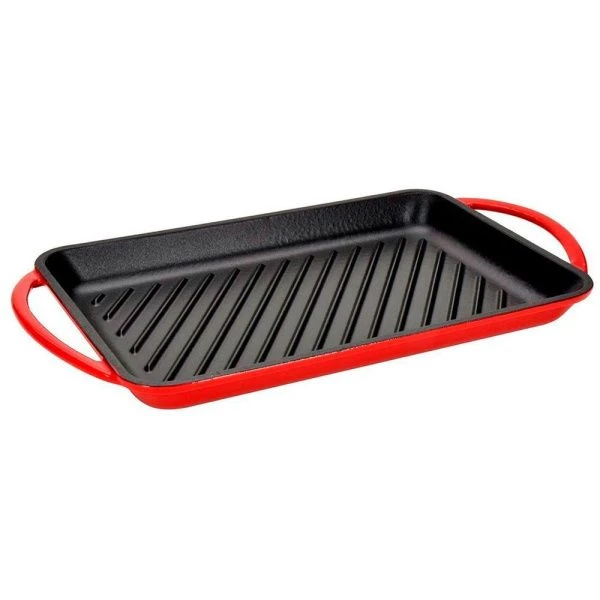 Противень-гриль 40*34*22*3см чугун облегчённый АП Ferro Smalto с 2-мя ручками 93-FEs-14-02 (4)