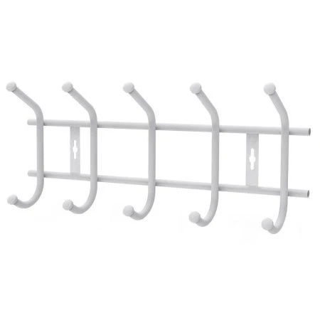 Вешалка 5 крючков настенная 465*190*80мм металл ВНТ5М серая матовая (5)