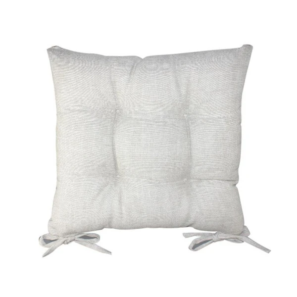 ЛЁН Сидушка на стул (табурет) рогожка 40*40(+-5 см) с завязками LeSonnet арт. 5 ЛЁН Сидушка на стул (табурет) рогожка 40*40(+-5 см) с завязками LeSonnet арт. 5