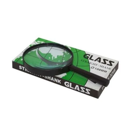 Лупа увеличительная 100мм стекло пластиковый корпус (200)