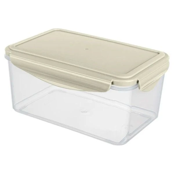 Контейнер пищевой СВЧ 1,6л пластик SMART LOCK светло-серый (20)