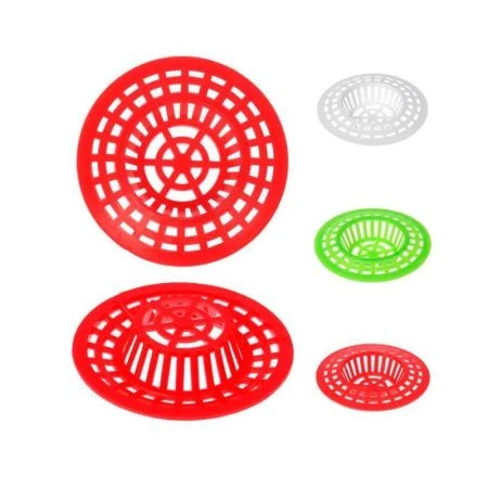Ситечко в раковину (набор 3шт.) пластик микс MPG3619 (100) ВЫВОД