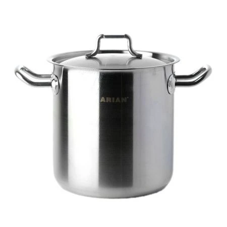 Кастрюля 4,5л нерж.сталь Arian Jumbo высокая 18*18см б/сендвич дна 4HRCLK0418002 (1)