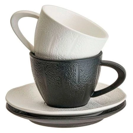 Чайный набор 4пр фарфор FLAT WHITE collection на 2 персоны 200мл подар.уп. AK4-0001 (12)