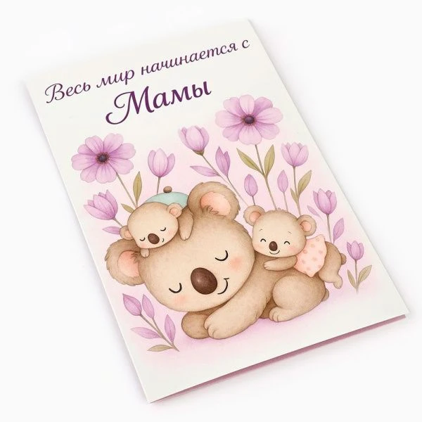 Открытка Любимой мамуле 12*18см  10893991