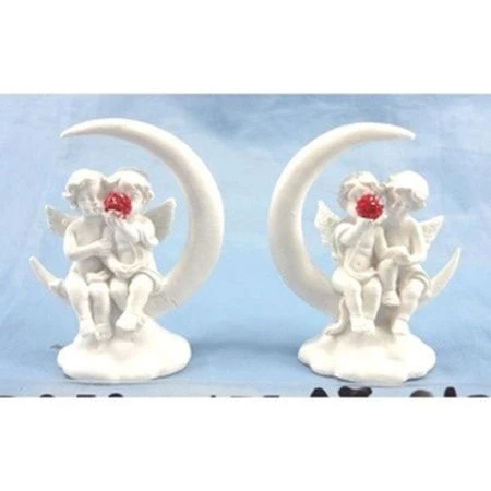 яяяСтатуэтка Ангелочки на месяце 6*4*8см P858-475AJ'LFK10269 (96)