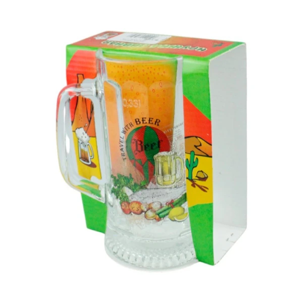 Кружка пивная 330мл стекло (15)