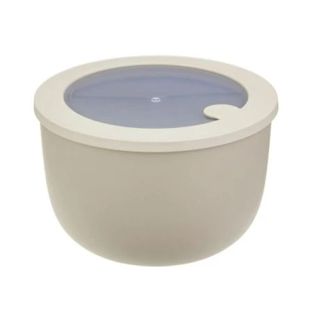 Миска герметичная 2,1л пластик НЕО Латте с клапаном для СВЧ (12)