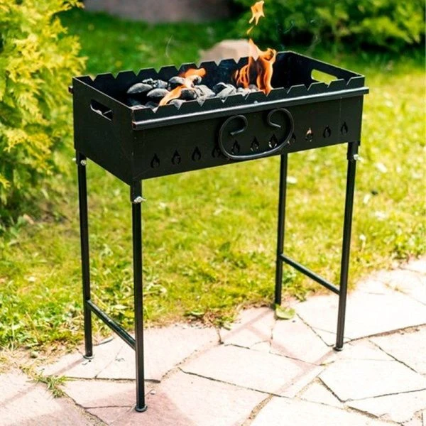 Мангал разборный 600*300*720*2мм металл 102-203 (1)