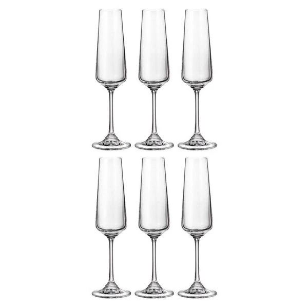 Бокалы для шампанского набор 6шт 160мл стекло НАОМИ/КОВАС 1SC69/160 (8) 16226