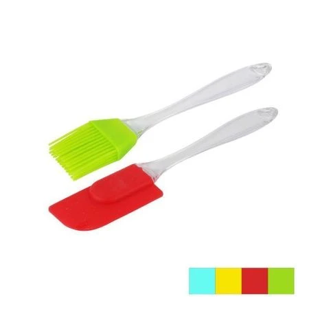 Кисточка кулинарная набор 2шт 17см силикон (720)