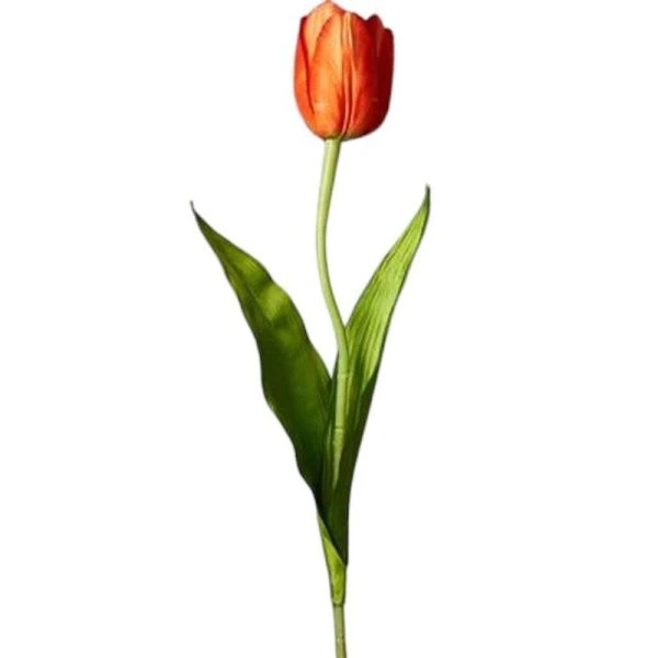 Цветы искусственные Тюльпан красный 76*7см