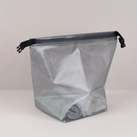 Косметичка-органайзер водонепроницаемая полимер/текстиль 35*15*27см серая XN-004GR (100)