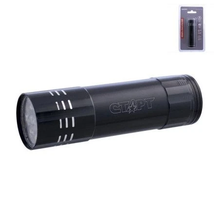 Фонарь ал СТАРТ LHE 203-C1 9 LED корпус черный пит. 3*ААА (50)