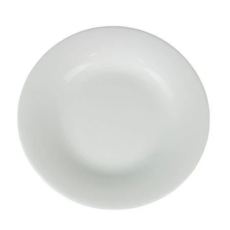 Тарелка мелкая 18см стеклокерамика БЕЛЬЕ плоская круглая (6/72)