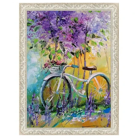 яяяНабор для творчества Картина из пайеток Под сиренью