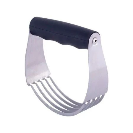 Тесторезка 11,5*12*3,8см нерж.сталь с силиконовой ручкой (96)