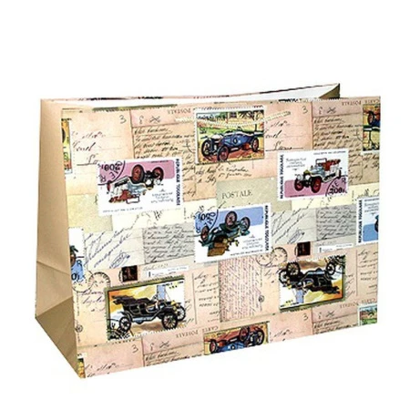 Пакет бумажный 55*40*24см горизонтальный матовый Авто-филателия 28-530 (12/144)