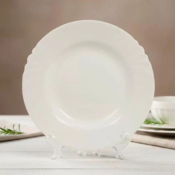 Тарелка глубокая 200мл 21,5см стеклокерамика КАДИКС (24)