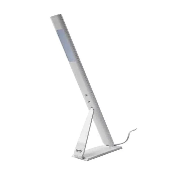 Лампа настольная светодиодная пластик GLTL-021-5 белая 5Вт, выкл. на шнуре, регулир.положение (24)