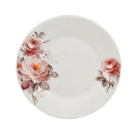 Тарелка мелкая 22,5см фарфор РОМАНТИКА плоская круглая (6/6)