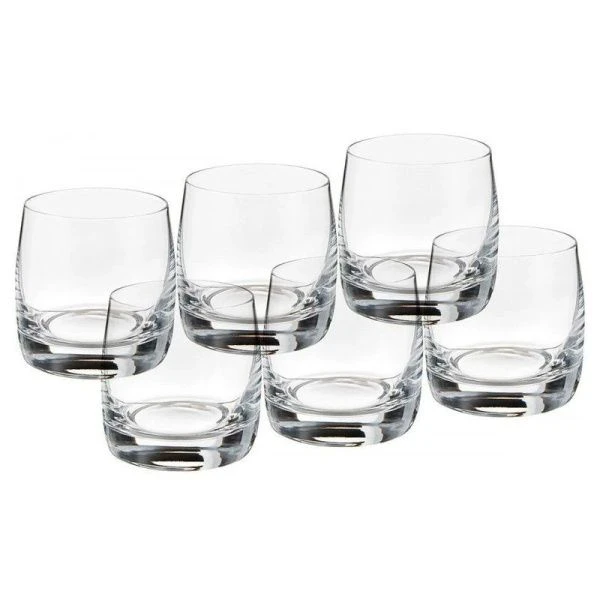 Стаканы для виски набор 6шт 230мл стекло ИДЕАЛ/ПАВАУ 25015/230 (8) 19385