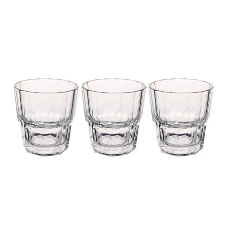 Стаканы набор 3шт 210мл стекло SERENITY (8)