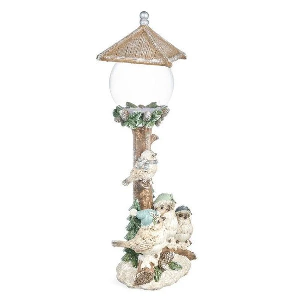Фигурка новогодняя световая Птички 17*14*41см полистоун (4)