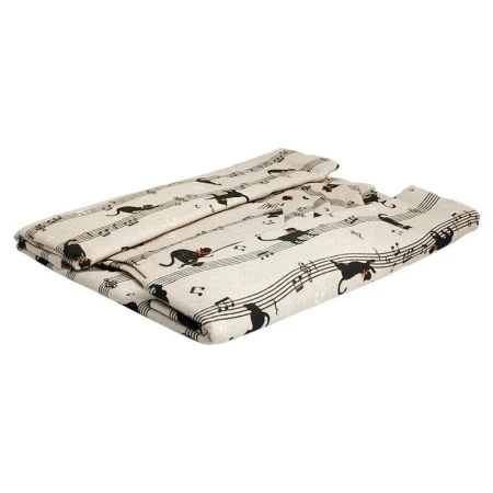 КОТЫ Скатерть рогожка 150*180см с салфетками 6шт. 40*40см LeSonnet арт. 7