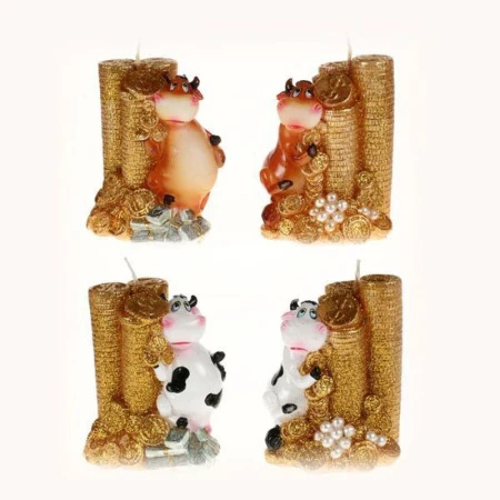 Свеча парафин Корова / Бык 6*5*9см (4 вида) 446060 (96)